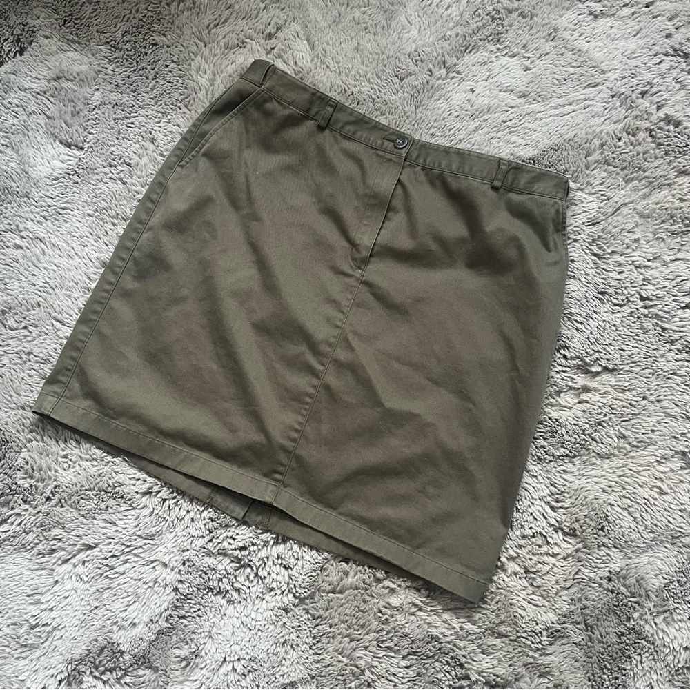 L.L. Bean Safari skirt
